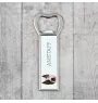 American Staffordshire Terrier, Amstaff - bottle opener with a picture and inscription for beer by Art-Dog