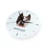 American Staffordshire Terrier, Amstaff - geometric wall clock with a picture and the brand name Art-Dog