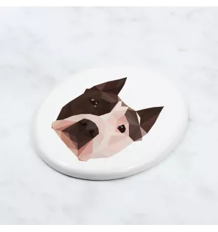 Amerykański Staffordshire terrier płytka geometryczna Art-Dog