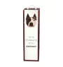 American Staffordshire Terrier, Amstaff - geometric box with a picture and inscription for wine by Art-Dog