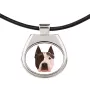 Amerykański Staffordshire terrier naszyjnik geometryczny Art-Dog