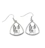 American Staffordshire Terrier, Amstaff, Am staff, Staff - boucles d'oreilles avec chien, boucles d'oreilles pendantes avec photo, bijoux personnalisés avec impression de la marque Art-Dog