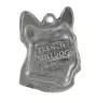 French Bulldog, Frenchie II - Silver-plated dog pendant, handbag decoration, backpack pendant by Art-Dog brand