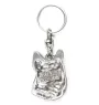 Bouledogue français II - Pendentif argenté avec un chien dans une boîte décorative, décoration de sac à main, pendentif de sac à dos par la marque Art-Dog