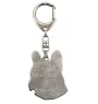 Bouledogue français I - Porte-clés argenté avec un chien dans une boîte cadeau, décoration de sac à main, pendentif de sac à dos par la marque Art-Dog