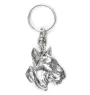 Bull Terrier, Bully III - Silver-plated dog pendant, handbag decoration, backpack pendant by Art-Dog brand