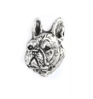 French Bulldog, Frenchie II - Dog brooch in a gift box, elegant pin, lapel pin for Art-Dog brand jacket
