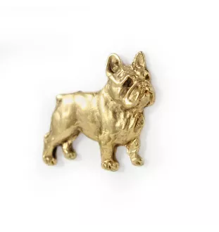 Buldog francuski I pin pozłocony w pudełku Art-Dog
