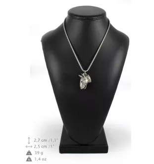 Bull Terrier, Bullterrier I - Hundehalsband, einzigartiger Schmuck für den Hundefan, einzigartiger Kreuzotter-Anhänger der Marke Art-Dog