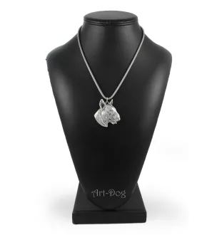 Bull Terrier III - Collier pour chien, bijoux uniques pour les fans de chiens, pendentif vipère unique de la marque Art-Dog