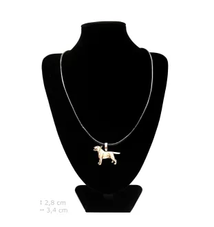 Bull Terrier, Bullterrier I - Hundehalsband, versilberter Anhänger für den Hundeliebhaber, dezenter Schmuck von Art-Dog