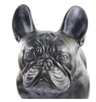 Französische Bulldogge - Lebensgroße Hundestatue, Figur im Maßstab 1:1, Statue für den Garten von Art-Dog