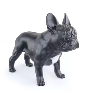 Bouledogue français I - Statue de chien à l'échelle 1:1, statue pour le jardin par Art-Dog