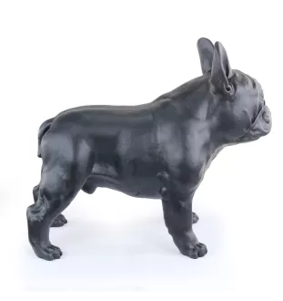 Französische Bulldogge I - Lebensgroße Hundestatue, Figur im Maßstab 1:1, Statue für den Garten von Art-Dog