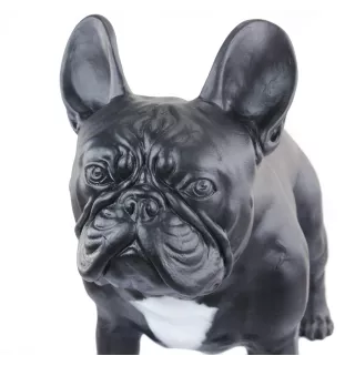 Französische Bulldogge I - Lebensgroße Hundestatue, Figur im Maßstab 1:1, Statue für den Garten von Art-Dog