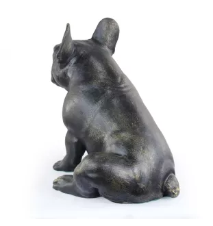 Französische Bulldogge II - Lebensgroße Hundestatue, Figur im Maßstab 1:1, Statue für den Garten von Art-Dog