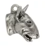 Bull Terrier, Bullterrier I - Hundehalsband in Geschenkbox, versilbertes Medaillon für Hundefans, markanter Anhänger der Marke Art-Dog
