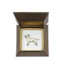Bull Terrier, Bully I - Dog brooch in a gift box, elegant pin, lapel pin for Art-Dog brand jacket