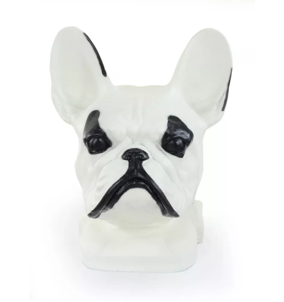 French Bulldog, Frenchie I - dog bust, large dog head for the garden, unique living room decoration by Art-Dog brand