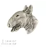 Bull Terrier II - Broche de chien dans un coffret cadeau, épingle élégante, épingle de revers pour la veste de la marque Art-Dog