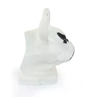 Französische Bulldogge I - Hundebüste, großer Hundekopf für den Garten, einzigartige Wohnzimmerdekoration der Marke Art-Dog