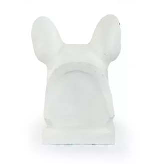 Bouledogue français I - buste de chien, grande tête de chien pour le jardin, décoration de salon unique par la marque Art-Dog