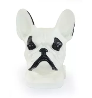 Bouledogue français I - urne pour cendres de chien, buste de chien, grande tête de chien pour le jardin par Art-Dog