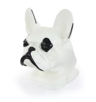 Französische Bulldogge I - Urne für Hundeasche, Hundebüste, großer Hundekopf für den Garten von Art-Dog
