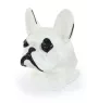 French Bulldog, Frenchie I - urn for dog ashes, dog bust, large dog head for garden by Art-Dog