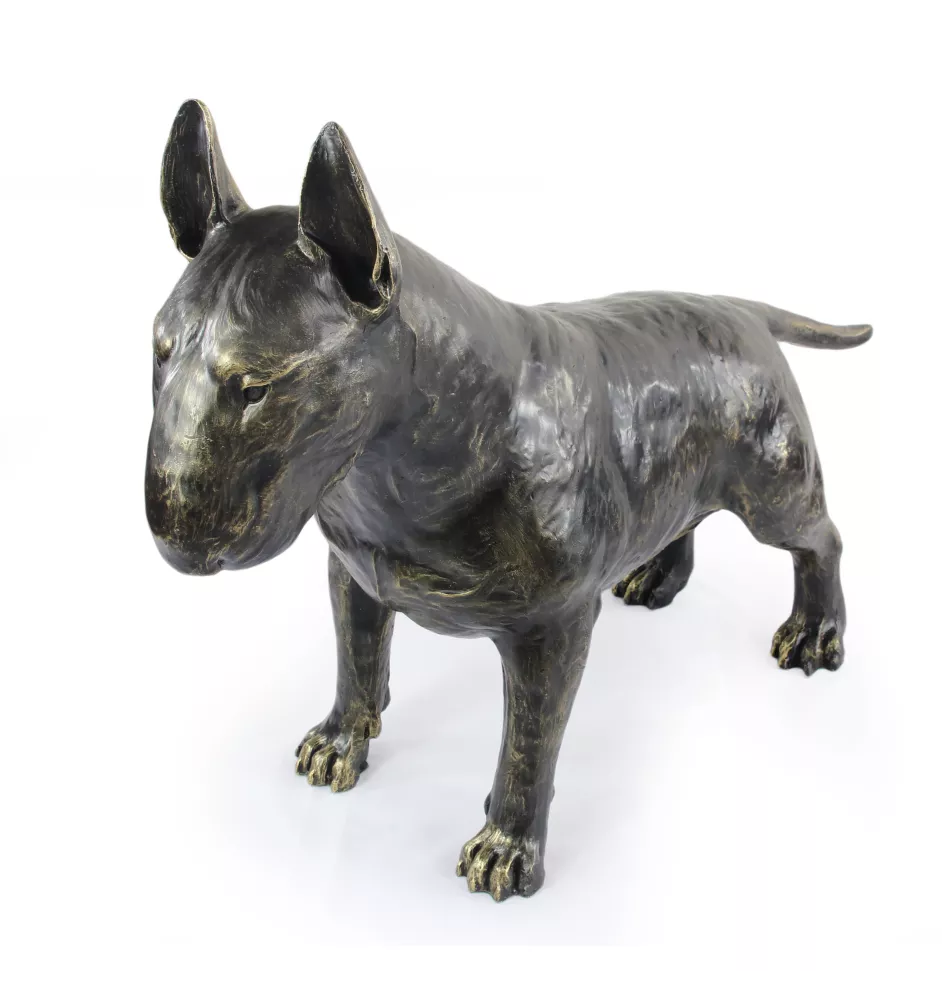 Bull Terrier - Statue de chien à l'échelle 1:1, statue pour le jardin par Art-Dog