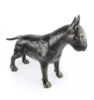 Bull Terrier, Bullterrier - Lebensgroße Hundestatue, Figur im Maßstab 1:1, Statue für den Garten von Art-Dog
