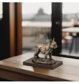 Bouledogue français I - statue de chien, figurine pour bureau, trophée pour exposition canine par la marque Art-Dog