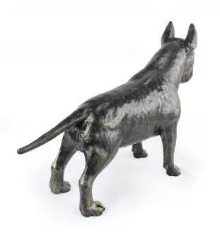 Bull Terrier, Bullterrier - Lebensgroße Hundestatue, Figur im Maßstab 1:1, Statue für den Garten von Art-Dog