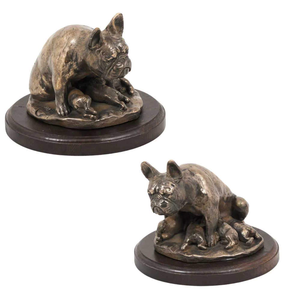 French Bulldog, Frenchie II - dog statue, figurine for office, trophy for dog show by Art-Dog brand