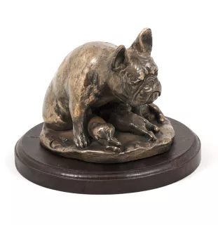 Bouledogue français II - statue de chien, figurine pour bureau, trophée pour exposition canine par la marque Art-Dog