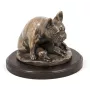 Buldog francuski II figurka na drewnie Art-Dog