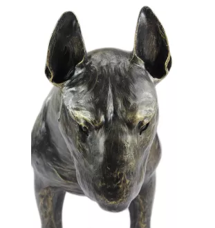 Bull Terrier, Bullterrier - Lebensgroße Hundestatue, Figur im Maßstab 1:1, Statue für den Garten von Art-Dog