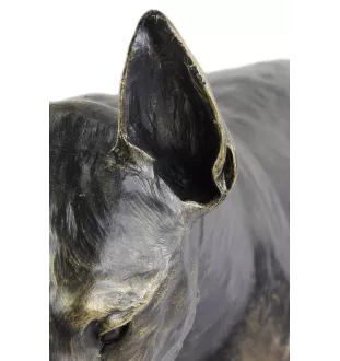 Bull Terrier - Statue de chien à l'échelle 1:1, statue pour le jardin par Art-Dog