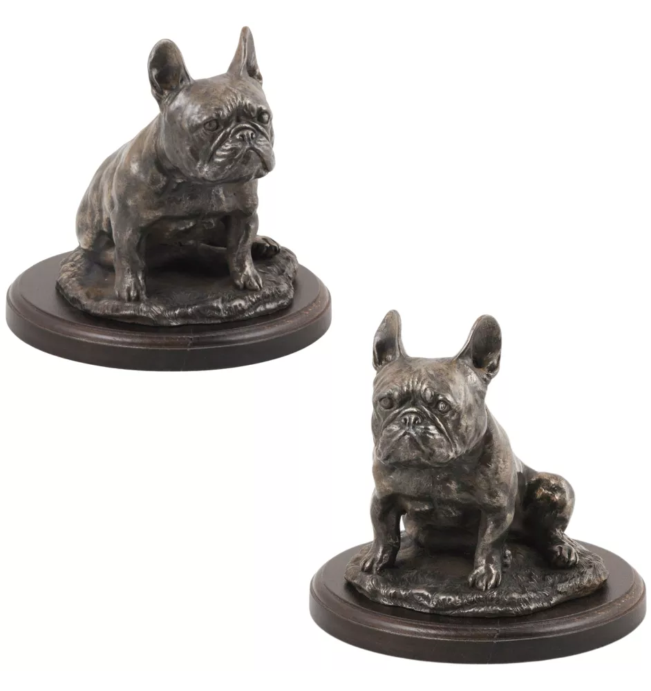 Bouledogue français III - statue de chien, figurine pour bureau, trophée pour exposition canine par la marque Art-Dog
