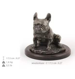 Bouledogue français III - statue de chien, figurine pour bureau, trophée pour exposition canine par la marque Art-Dog