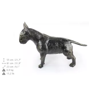 Bull Terrier, Bully - Life-size dog statue, 1:1 scale figure, statue for the garden by Art-Dog