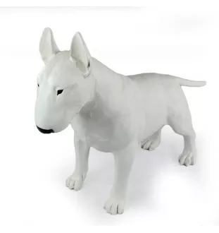 Bull Terrier, Bully I - Life-size dog statue, 1:1 scale figure, statue for the garden by Art-Dog