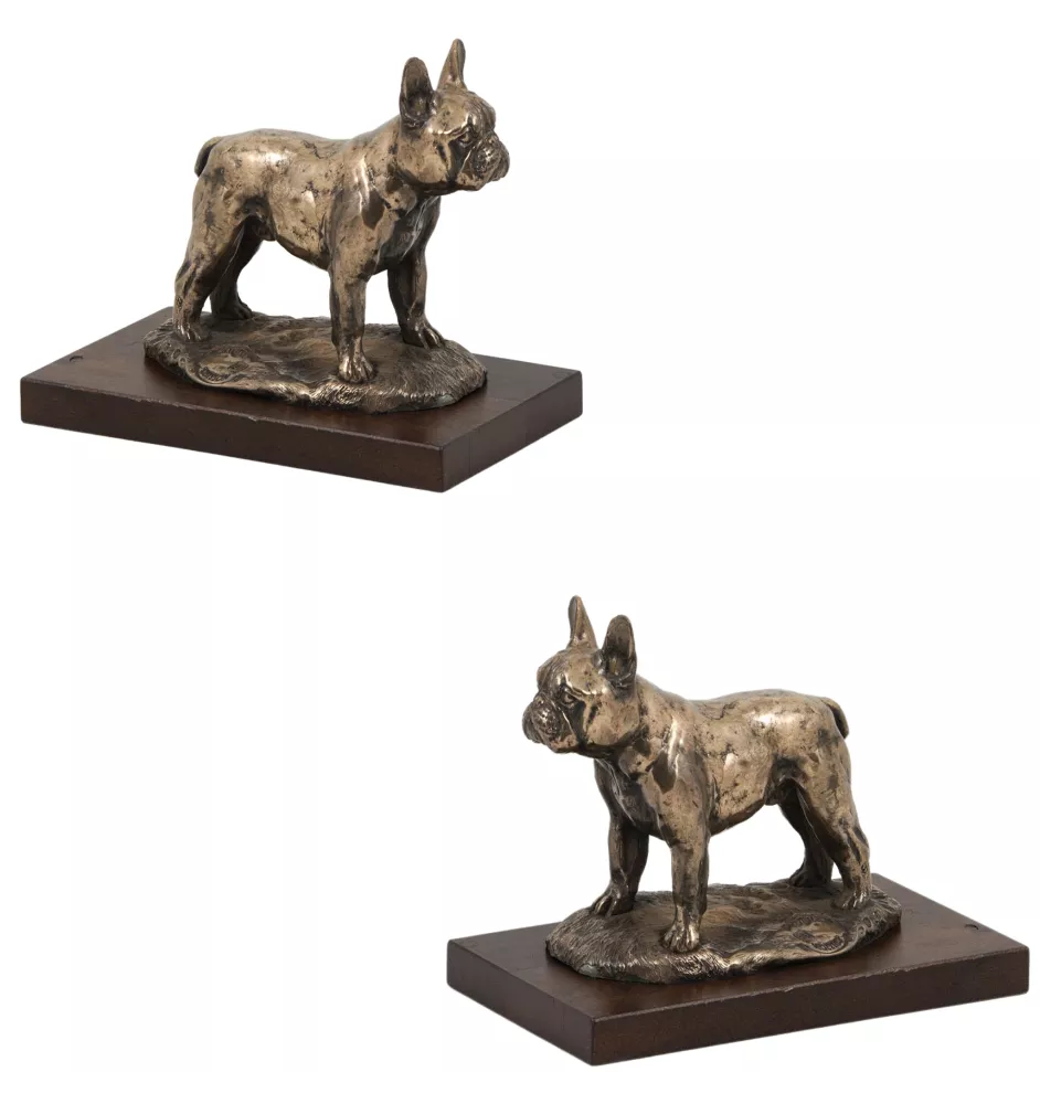 Bouledogue français IV - statue de chien, figurine pour bureau, trophée pour exposition canine par la marque Art-Dog