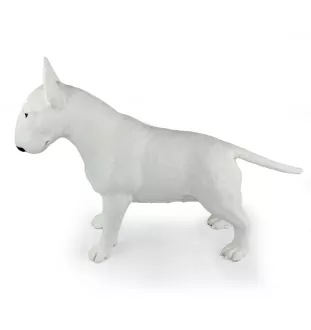Bull Terrier I - Statue de chien à l'échelle 1:1, statue pour le jardin par Art-Dog