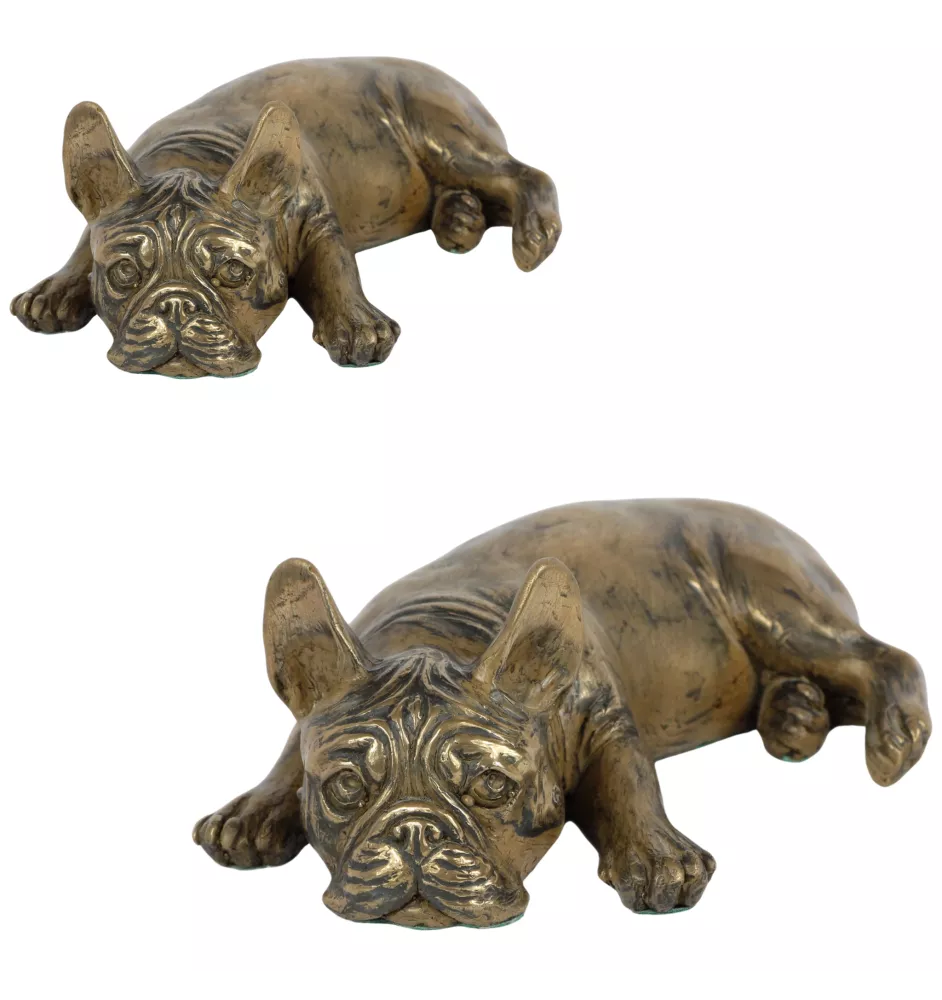 Französische Bulldogge V - Hundestatue, Figur für Büro, Trophäe für Hundeausstellung von Art-Dog brand