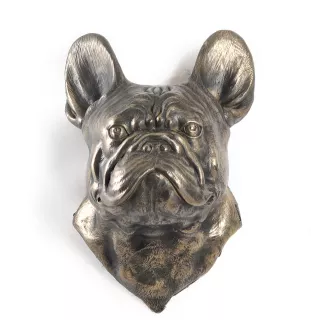 French Bulldog, Frenchie - Dog statue, hanging bust, unique decoration for dog lover by Art-Dog brand