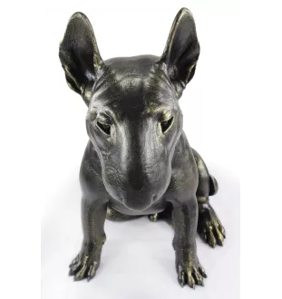 Bull Terrier II - Statue de chien à l'échelle 1:1, statue pour le jardin par Art-Dog
