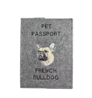 Buldog francuski etui na paszport Art-Dog