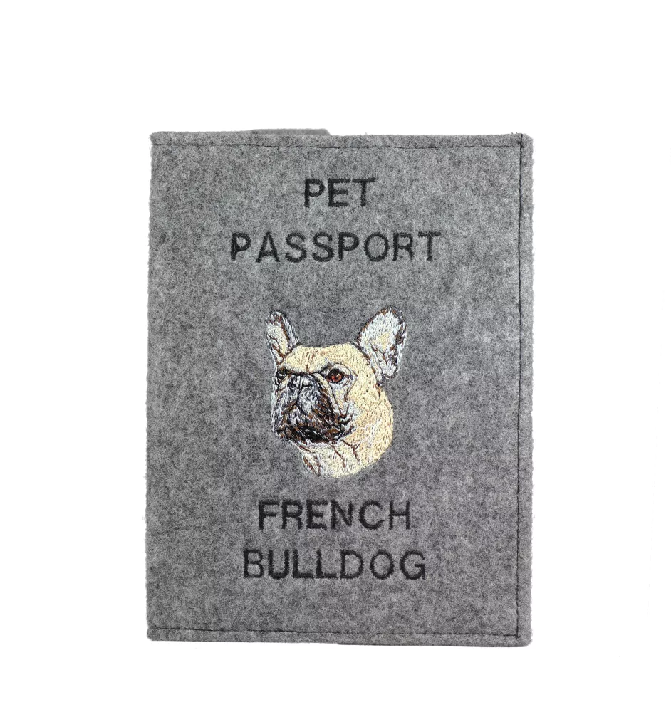 Buldog francuski etui na paszport Art-Dog