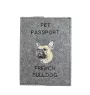 Bouledogue français - Porte passeport pour chien, porte document, cadeau pour le voyageur de la marque Art-Dog